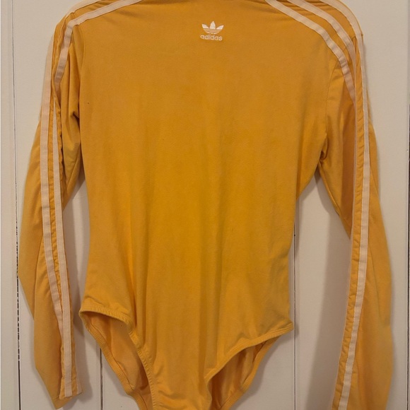 Adidas Rare Yellow Velour Longsleeve Mockneck Body Suit - Small - Picture 5 of 13
